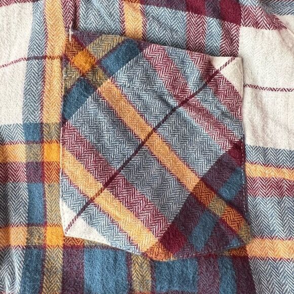 NATURAL REFLECTIONS Flannel Long Sleeve Shirt Women's Size Small - Picture 3 of 6